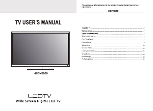 Handleiding Star-Light 46DM8000 LED televisie