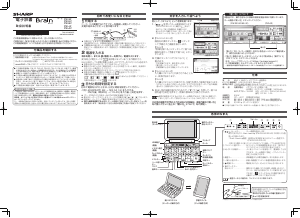 説明書 シャープ PW-H2 電子辞書