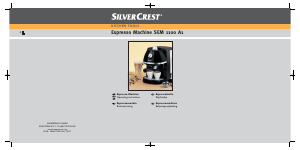 Manual SilverCrest SEM 1100 A1 Espresso Machine