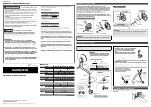 Handleiding Shimano DH-3N30 Dynamo