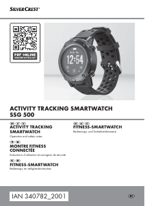Mode d’emploi SilverCrest IAN 340782 Tracker d'activité