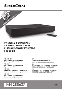 Manual SilverCrest IAN 288637 Home Theater System