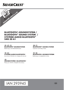 Manual SilverCrest IAN 293945 Home Theater System