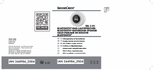 Handleiding SilverCrest IAN 344984 Luidspreker