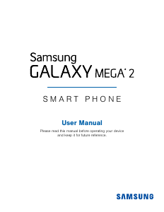Manual Samsung SM-G750A Galaxy Mega 2 Mobile Phone