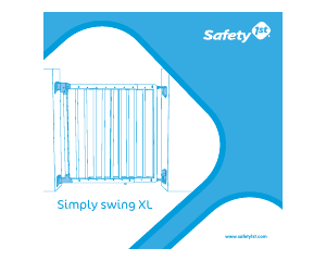 Mode d’emploi Safety1st Simply Swing XL Barrière de sécurité bébé