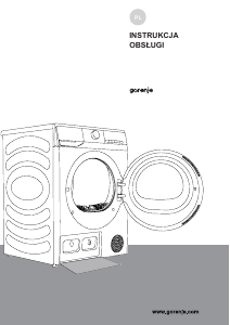 Instrukcja Gorenje DHNA82/PL Suszarka