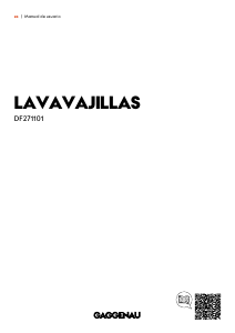 Manual de uso Gaggenau DF271101 Lavavajillas