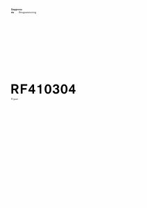 Brugsanvisning Gaggenau RF410304 Fryser