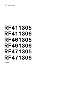 Bruksanvisning Gaggenau RF461306 Frys