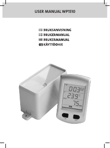 Manual Proove WP1510 Weather Station