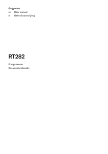 Manual Gaggenau RT282306 Fridge-Freezer