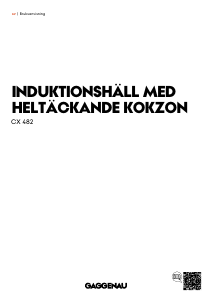Bruksanvisning Gaggenau CX482101 Häll