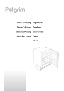 Bedienungsanleitung Pelgrim OVG214 Gefrierschrank