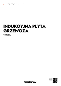 Instrukcja Gaggenau VI414105 Płyta do zabudowy
