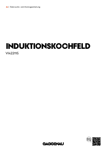 Bedienungsanleitung Gaggenau VI422115 Kochfeld
