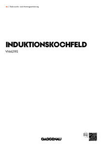 Bedienungsanleitung Gaggenau VI462115 Kochfeld