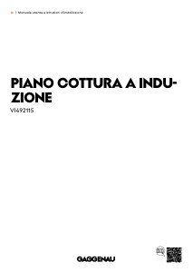 Manuale Gaggenau VI492115 Piano cottura