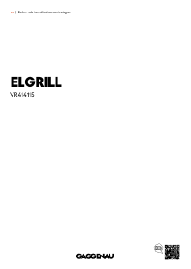 Bruksanvisning Gaggenau VR414115 Häll