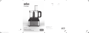 Manual Braun FP 3235SI PurEase Food Processor