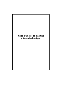 Mode d’emploi Frab FLL6005A+ Lave-linge