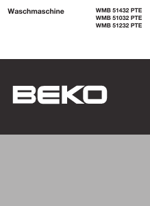 Bedienungsanleitung BEKO WMB 51432 PTE Waschmaschine