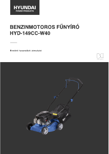 Használati útmutató Hyundai HYD-149CC-W40 Fűnyíró