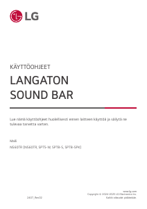 Käyttöohje LG NS60TR Kotiteatterijärjestelmä