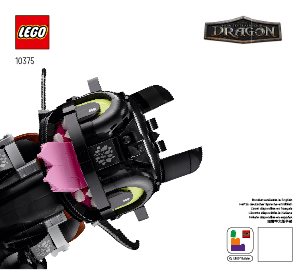 Manual Lego set 10375 Icons Como Treinares o Teu Dragão: Desdentado