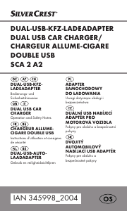 Mode d’emploi SilverCrest IAN 345998 Chargeur de voiture