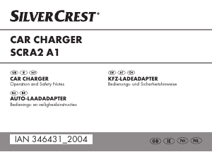 Handleiding SilverCrest IAN 346431 Autolader