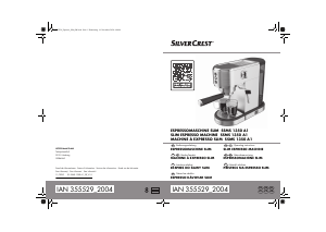 Manuál SilverCrest IAN 355529 Kávovar na espreso