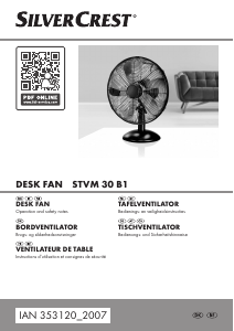 Brugsanvisning SilverCrest IAN 353120 Ventilator