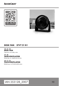 Handleiding SilverCrest IAN 353128 Ventilator