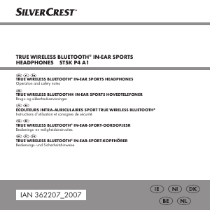 Bedienungsanleitung SilverCrest IAN 362207 Kopfhörer