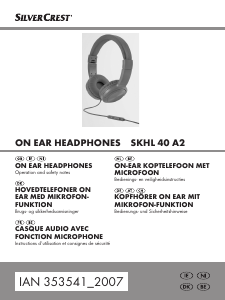 Manual SilverCrest IAN 353541 Headphone