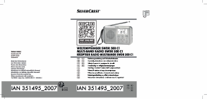 Bedienungsanleitung SilverCrest IAN 351495 Radio