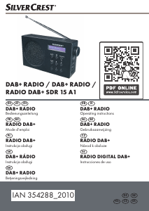Manual SilverCrest IAN 354288 Radio