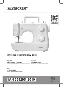 Handleiding SilverCrest IAN 359295 Naaimachine