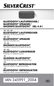 Instrukcja SilverCrest IAN 345991 Głośnik