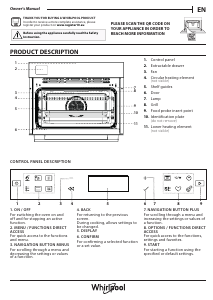 Bedienungsanleitung Whirlpool WCT7A9PHTSB Mikrowelle