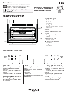 Manuale Whirlpool WCS7A9PHTSSGA Forno
