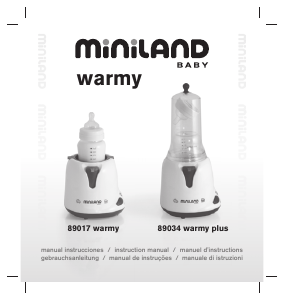 Manuale Miniland 89017 Warmy Scaldabiberon