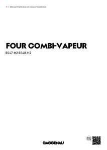 Mode d’emploi Gaggenau BS471112 Four