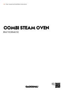 Manual Gaggenau BS484112 Oven