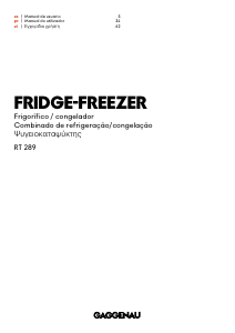 Εγχειρίδιο Gaggenau RT289370 Ψυγείο
