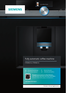 Bedienungsanleitung Siemens CT636LES6 Espressomaschine