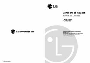 Manual LG WD-12270RD Máquina de lavar roupa