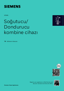 Kullanım kılavuzu Siemens KF96RSBEA Donduruculu buzdolabı