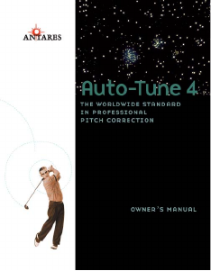 Manual Antares Auto-Tune 4